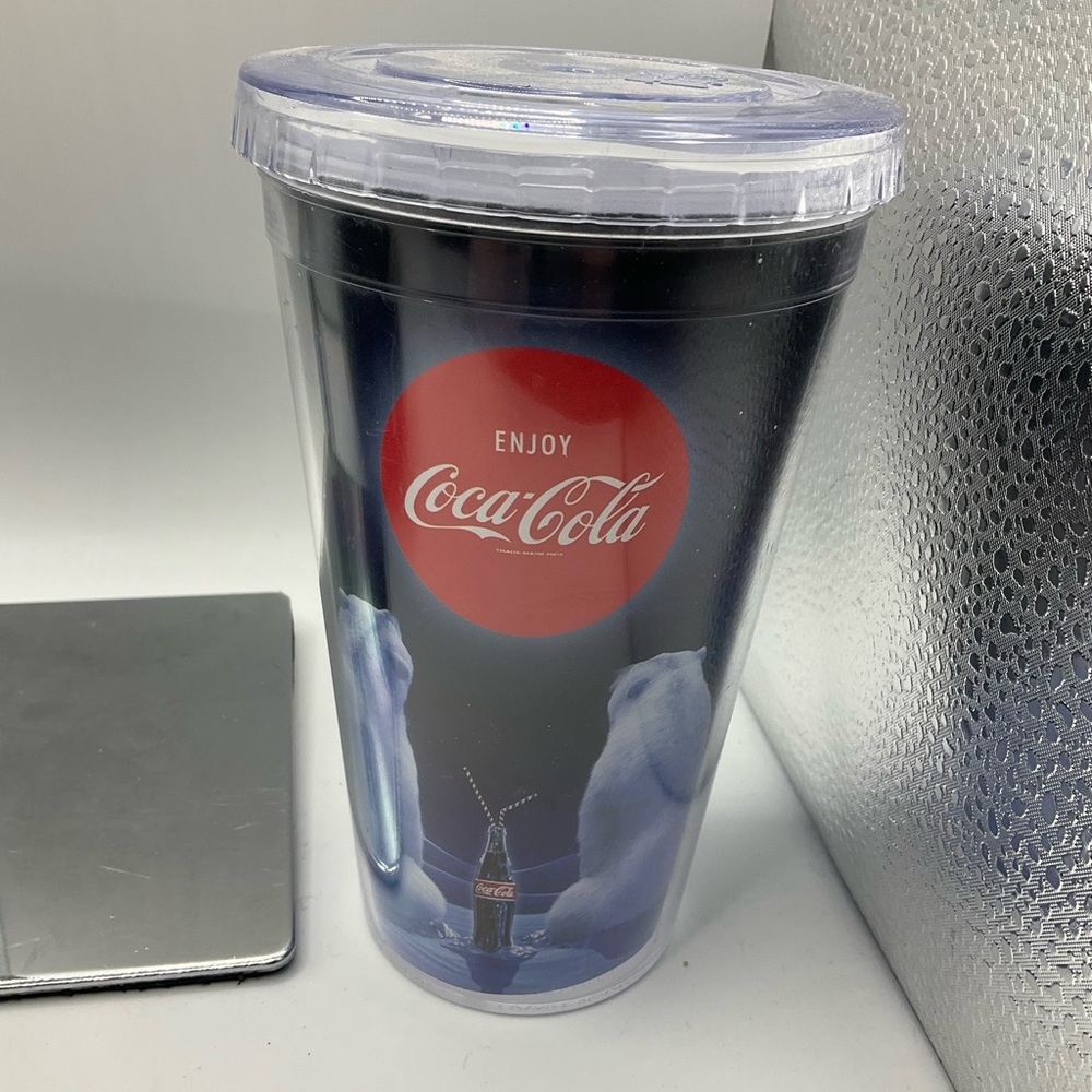 Double Walled Drink Cup - Coca Cola